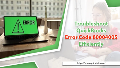 QuickBooks Error 80004005