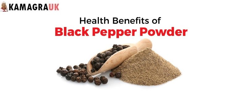 Health benefits of black peppers