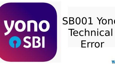 sb001 technical error